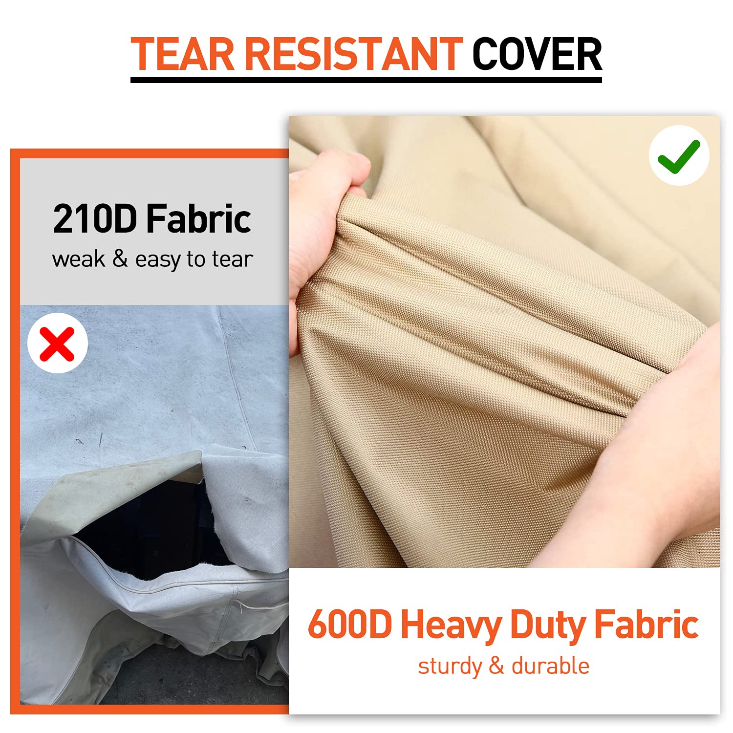 Arcedo waterproof fabric closeup highlights durable material and seamless protection