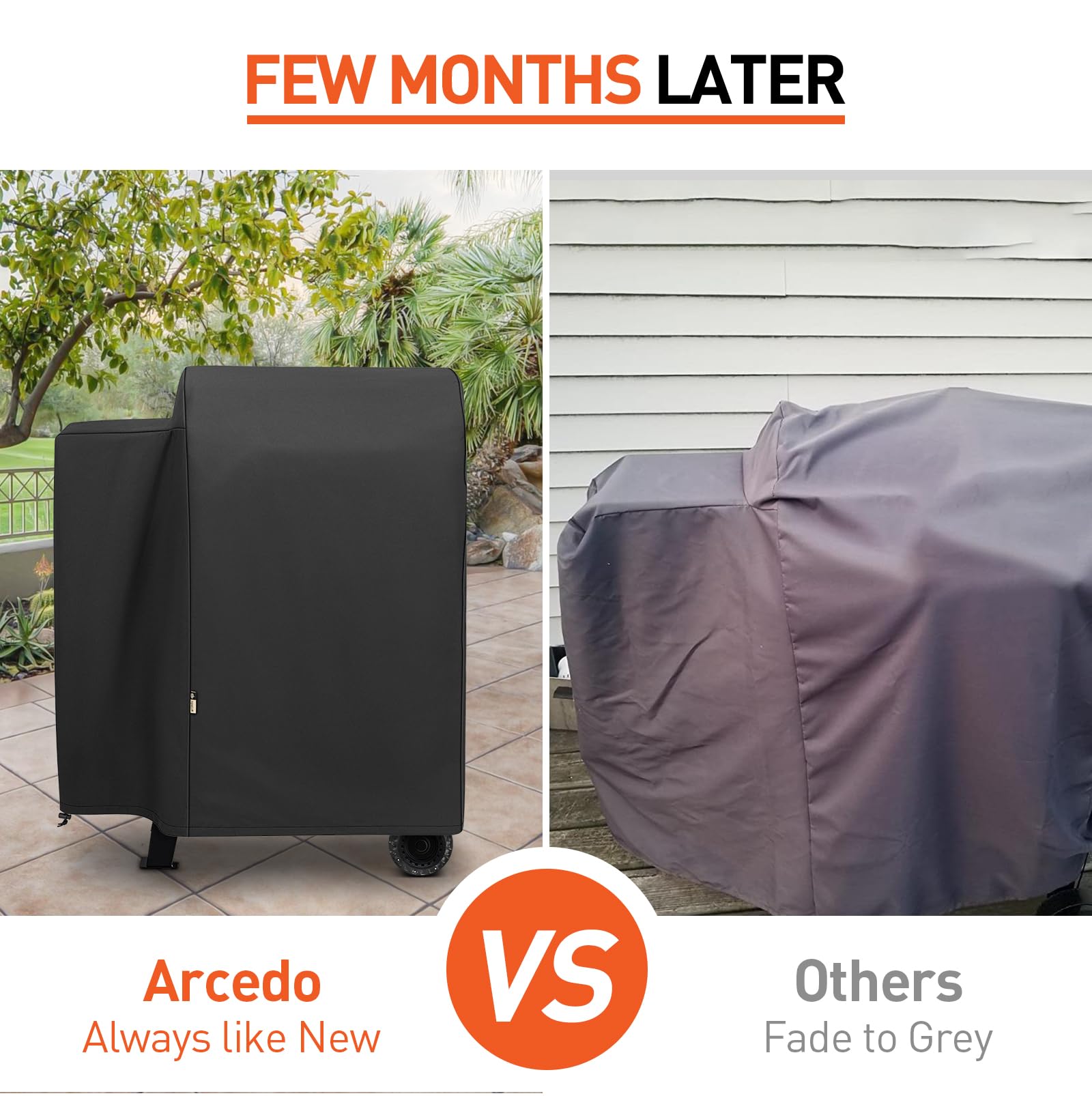 Arcedo Pro 600 cover shows tough waterproof fabric for outdoors.