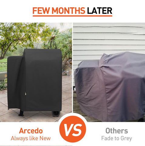 Arcedo Pro 600 cover shows tough waterproof fabric for outdoors.