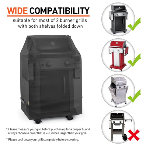 Arcedo grill cover with side handles for easy lifting