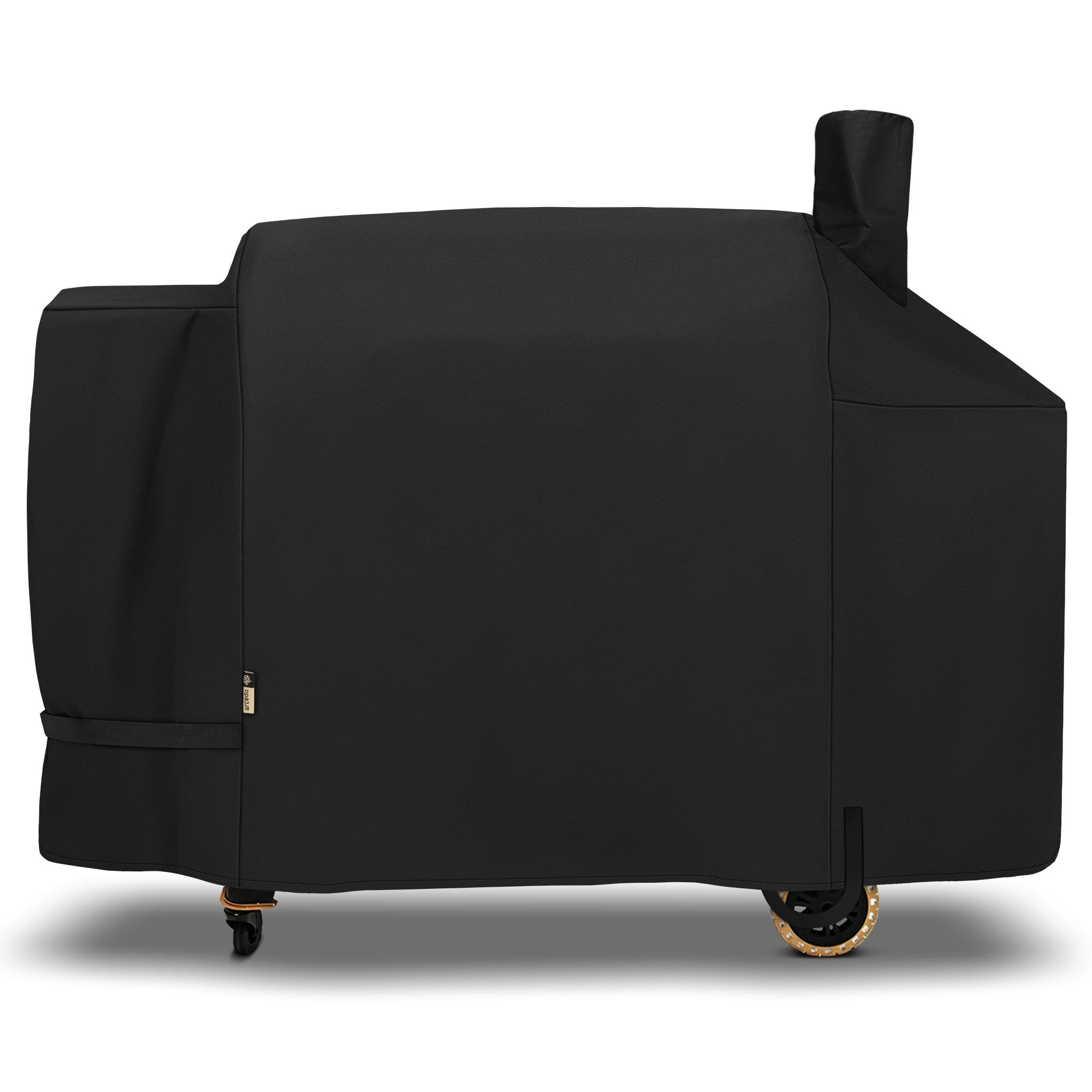 Arcedo pellet grill cover on Pit Boss Sportsman 1100 protecting against rain and dust