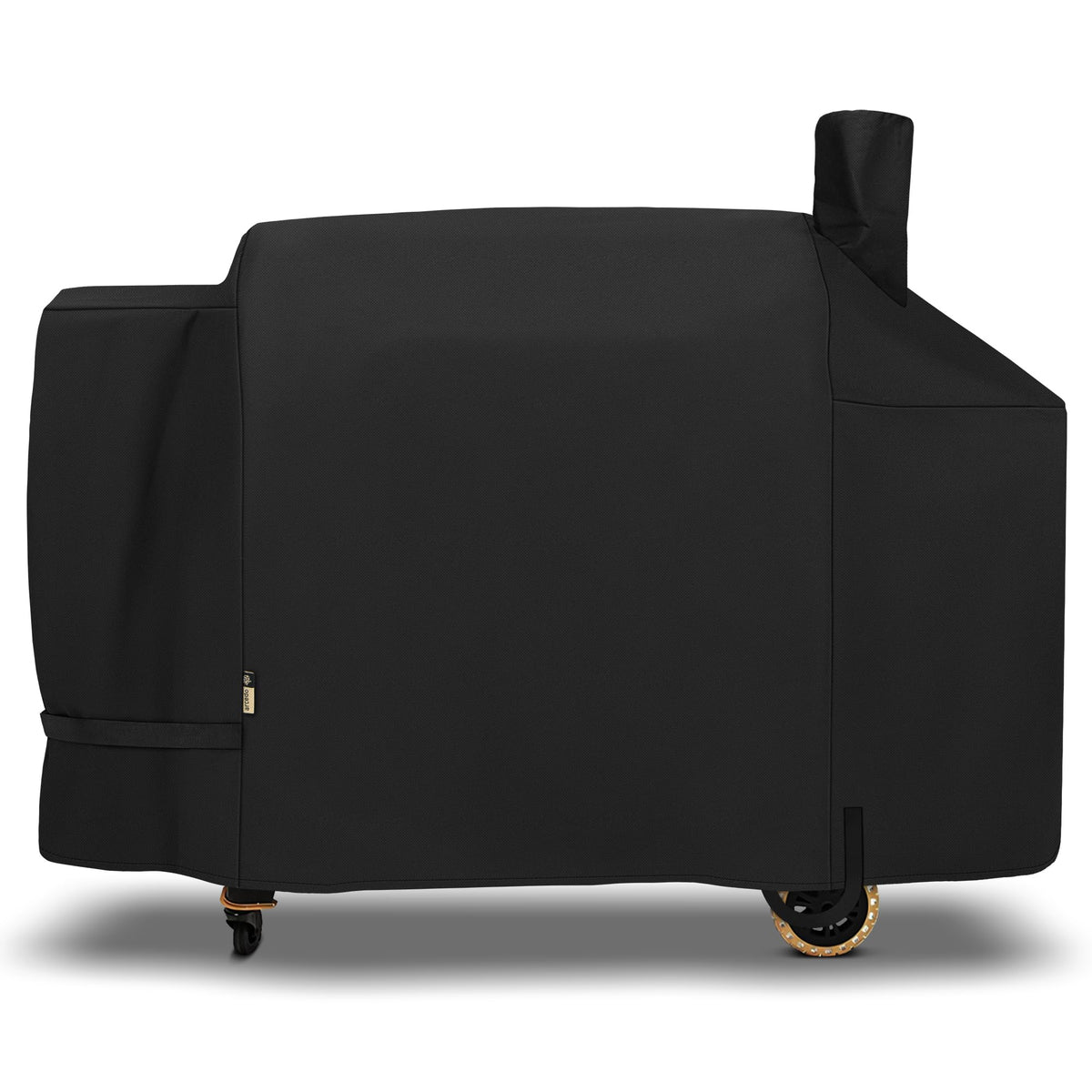 Arcedo pellet grill cover on Pit Boss Sportsman 1100 protecting against rain and dust