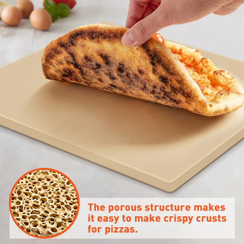 Arcedo 15mm-thick stone provides durable baking performance for multiple dishes.