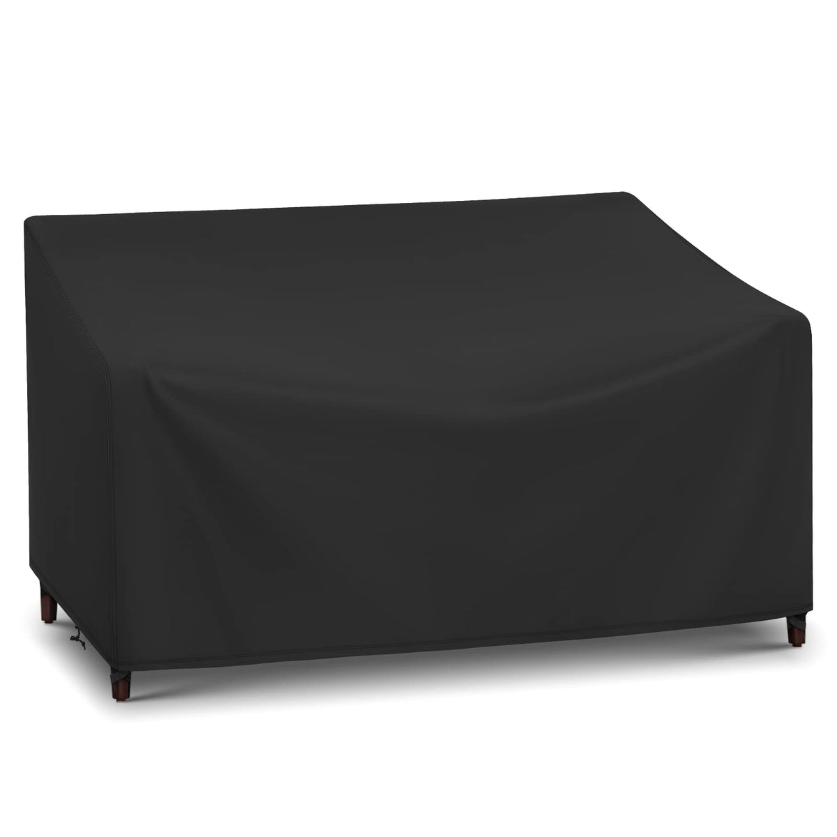 Arcedo waterproof 2-seater loveseat cover fabric detail shows durable, UV-resistant texture.