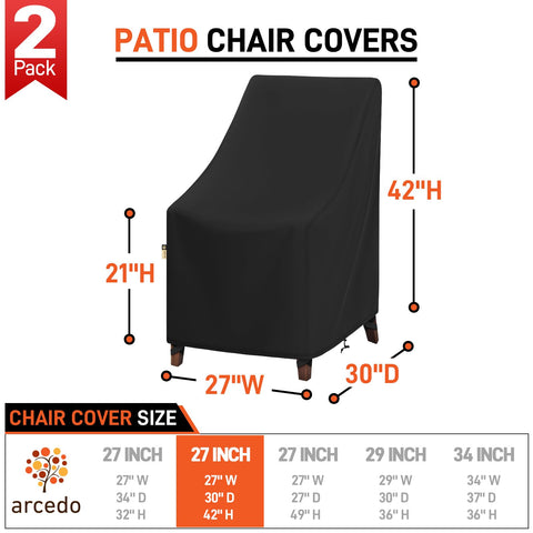 Arcedo waterproof outer layer shields chairs from rain and spills.