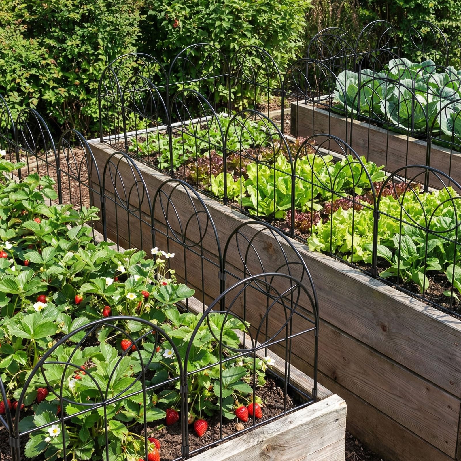 Arcticbird easy installation fence solution for neat garden edges