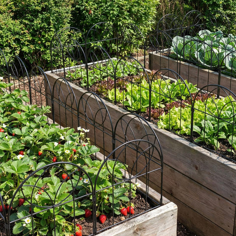Arcticbird easy installation fence solution for neat garden edges