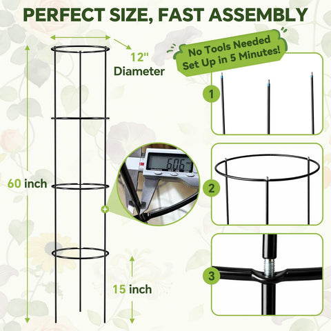 ArdeFentium heavy-duty 6mm steel tubes provide maximum strength against winds