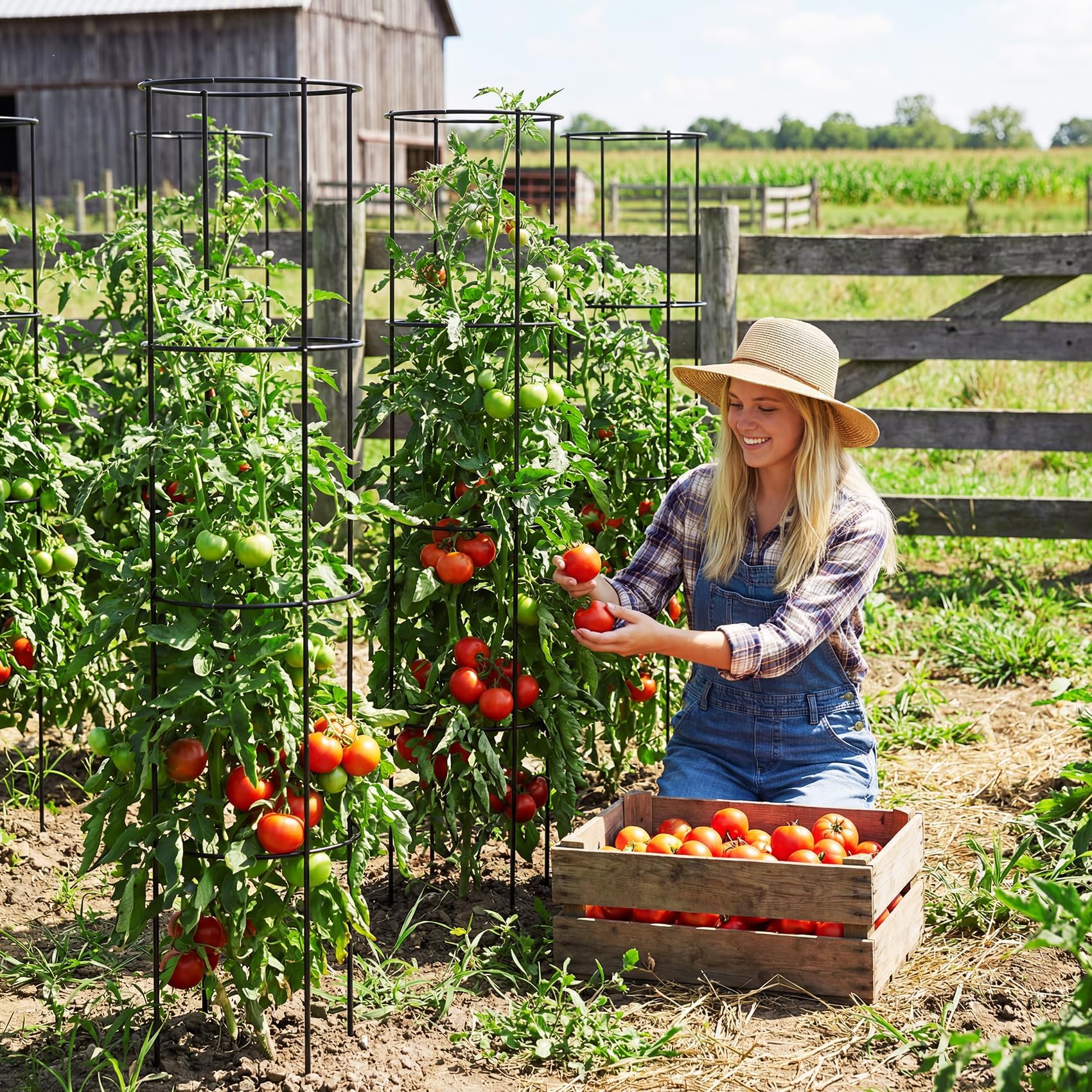 ArdeFentium rust-resistant galvanized steel promises long-lasting garden support