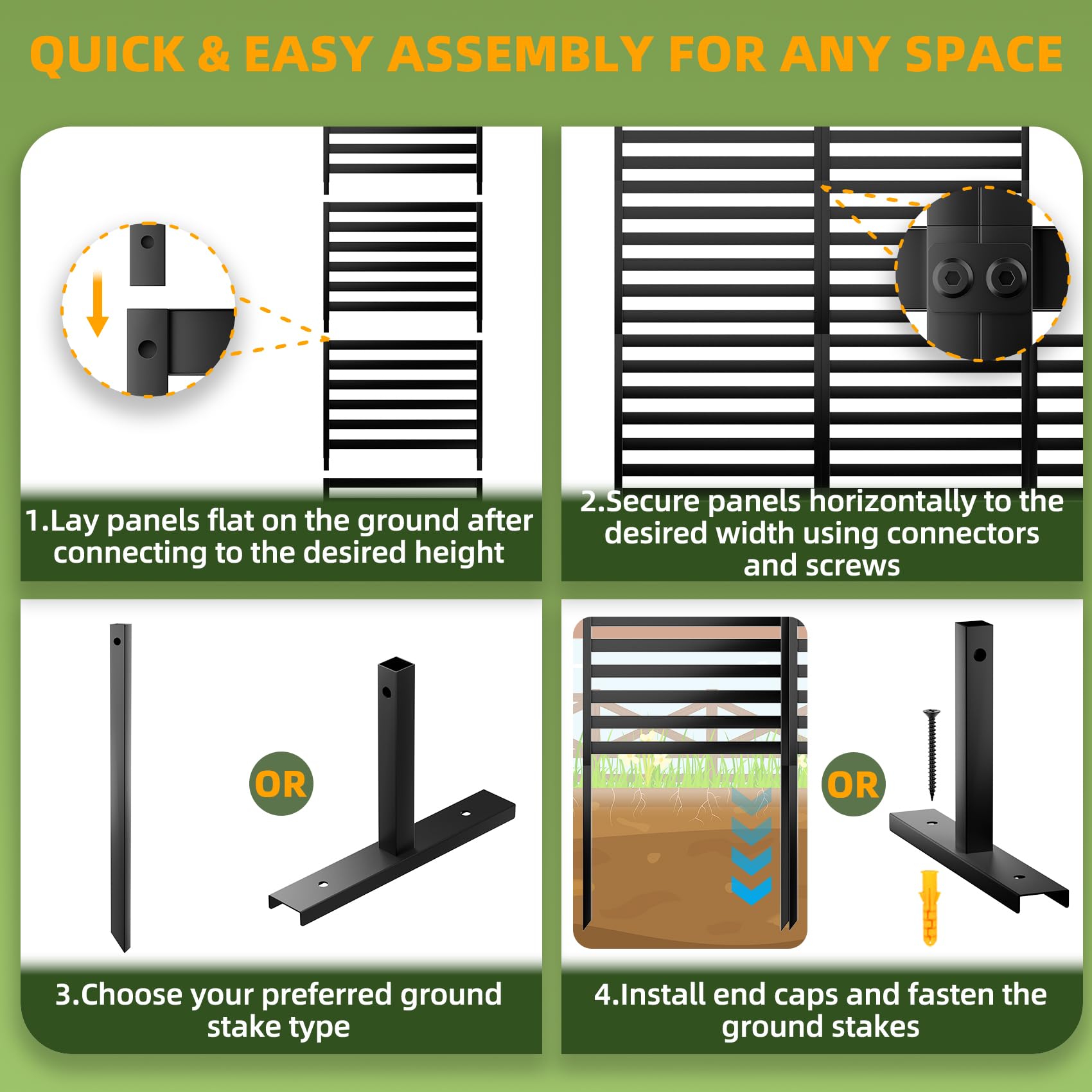 ArdeFentium surface plates secure mounting on decks or concrete.