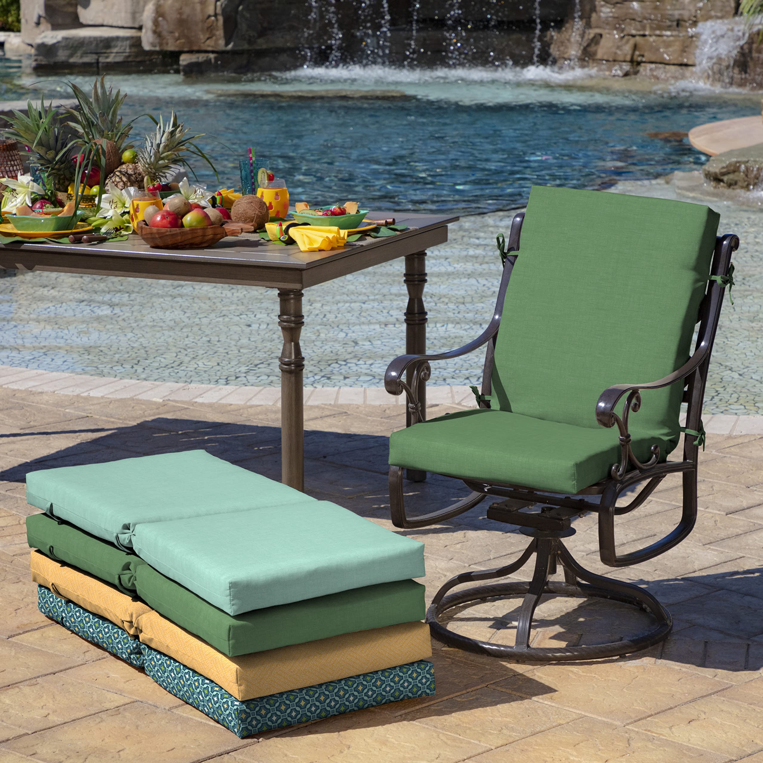 Arden Selections recycled polyester fill maintains cushion shape over time