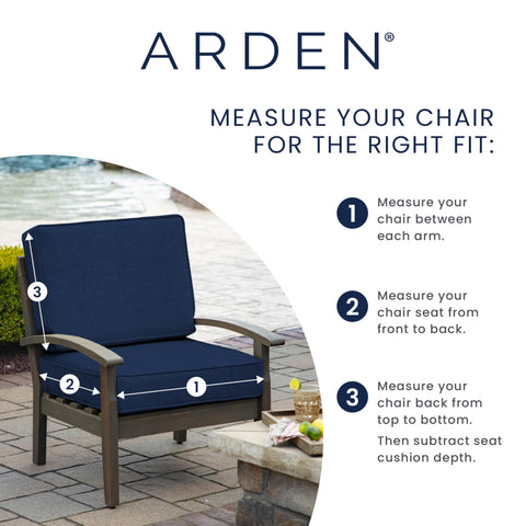 Arden Selections back cushion highback support delivers complete seating comfort.