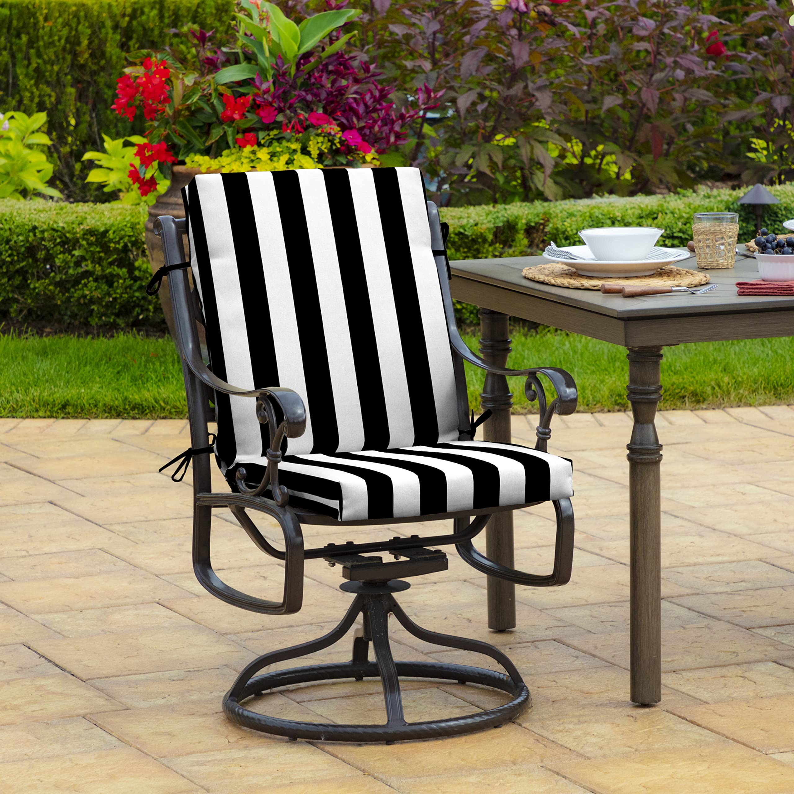 Arden Selections dining chair-seat cushion 20x20 adds plush seating support.