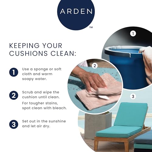 Arden Selections eco-conscious patio cushion set for year-round use.