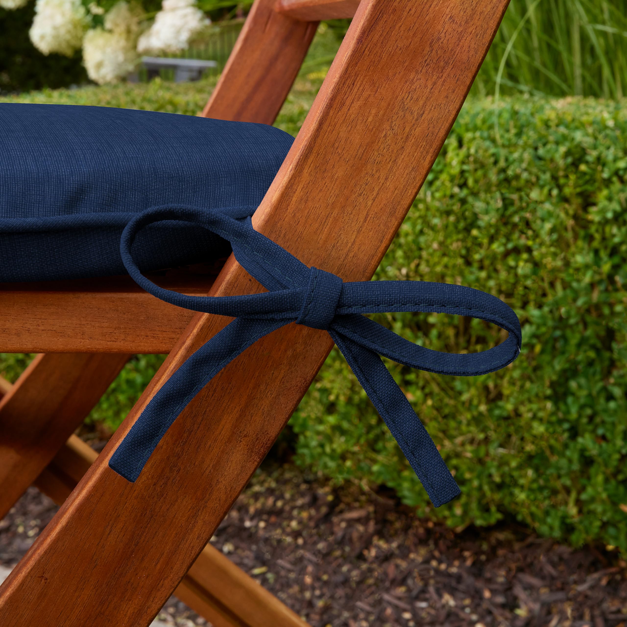 Cushion measures 17 by 16 inches for most chairs