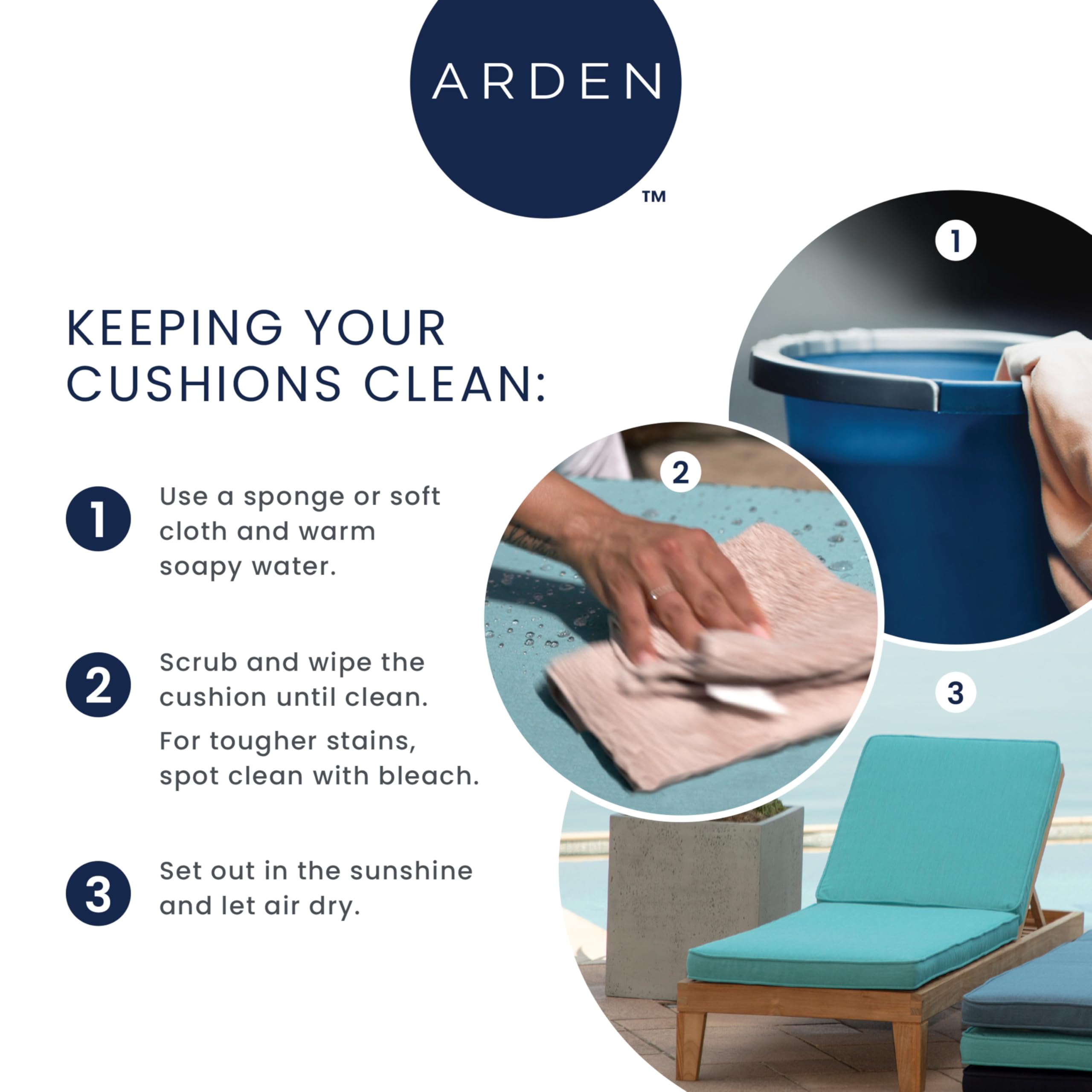 Arden Selections Leala deep-seat cushions fit most deep-seating chairs