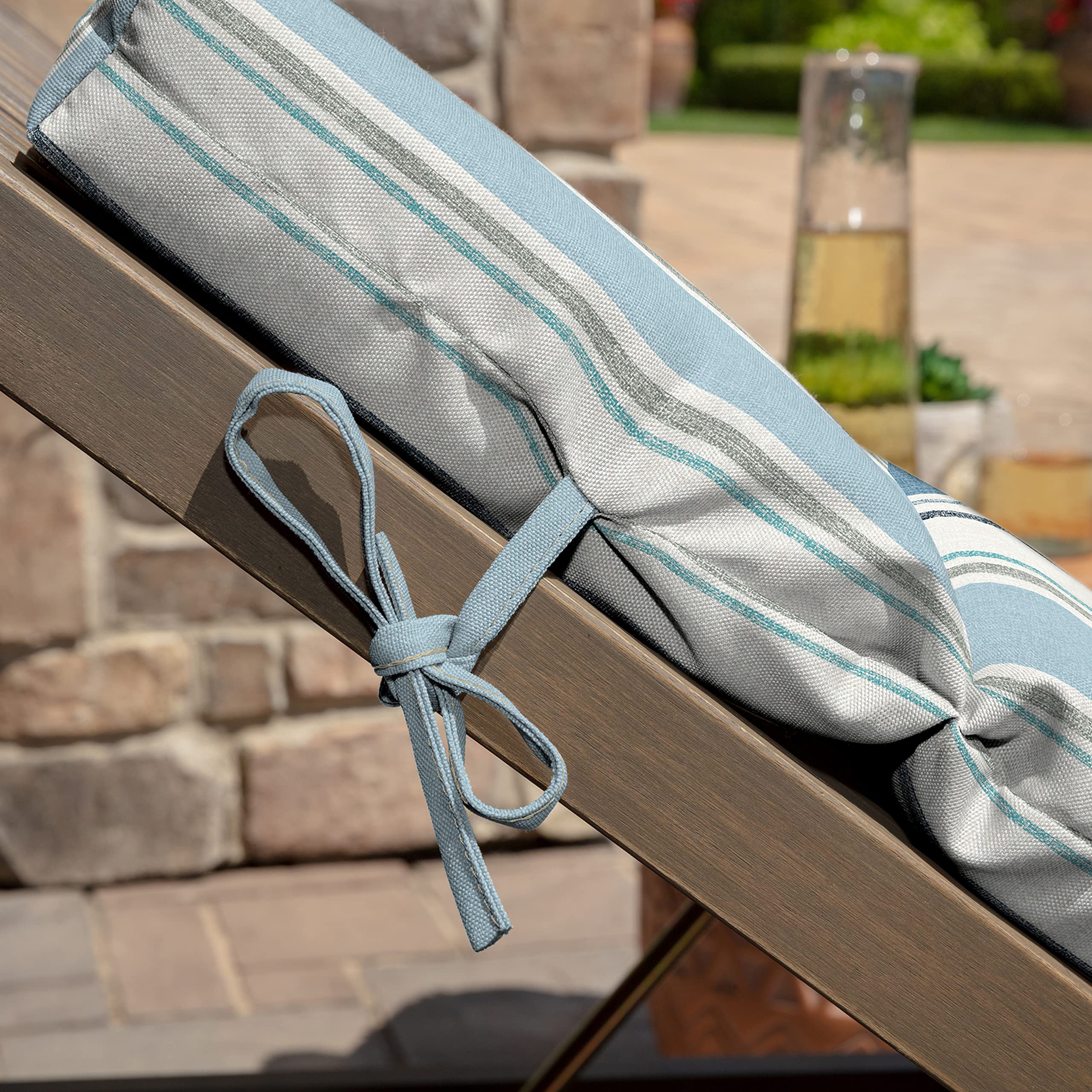 Arden Selections fade-resistant fabric maintains color after seasons outdoors.