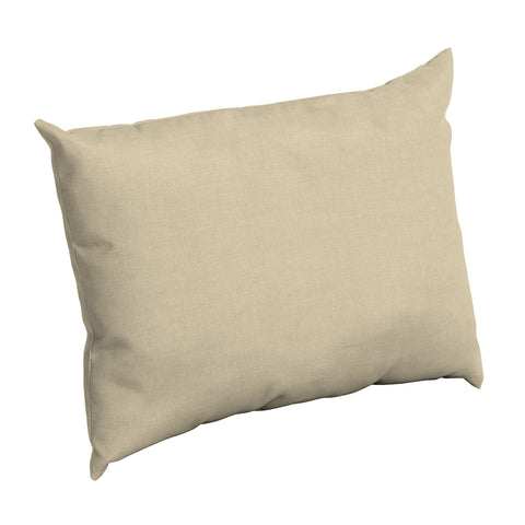 Arden Selections outdoor cushion back 23x17 rain-proof tan-leala provides durable patio comfort.