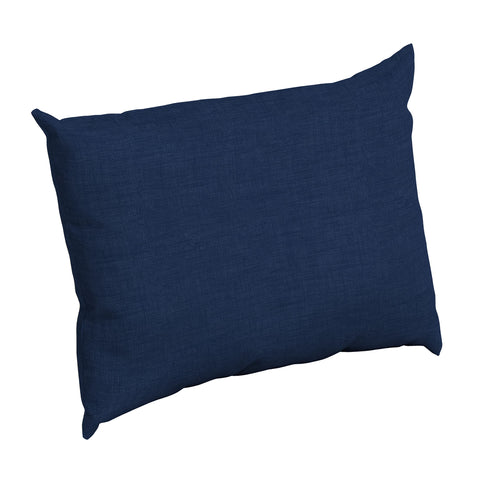 Arden Selections outdoor cushion back in sapphire blue for fade-resistant patio seating.