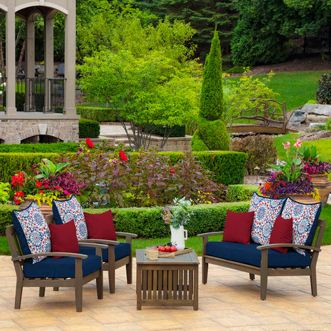 Arden Selections weather-proof finish on outdoor deep seat cushions