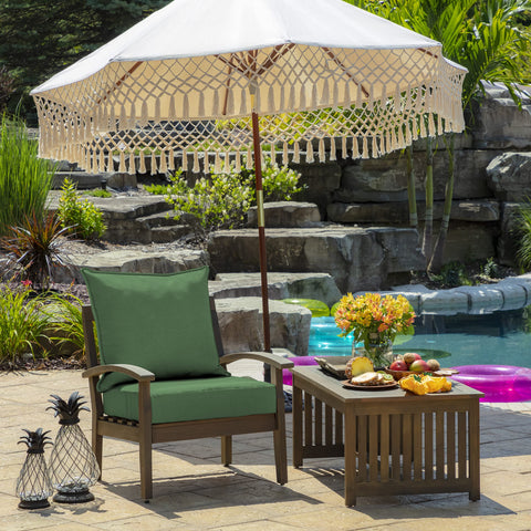Arden Selections seat bottom cushion 24x24 showcases plush shape and reliable support.