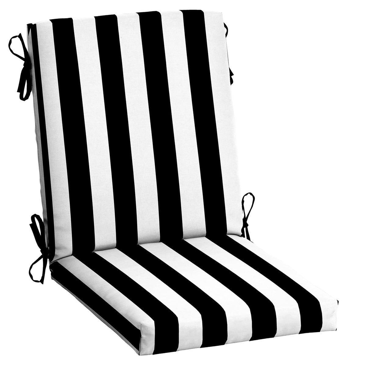 Arden Selections outdoor chair cushion 20x44 front view; durable fade-resistant fabric for daily patio meals.