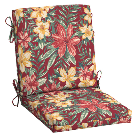 Arden Selections Ruby Clarissa cushion closeup for plush outdoor comfort