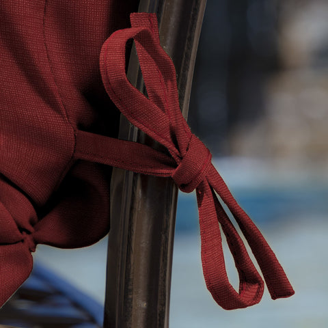Arden Selections Ruby Red Leala eco-conscious choice for stylish outdoor dining spaces