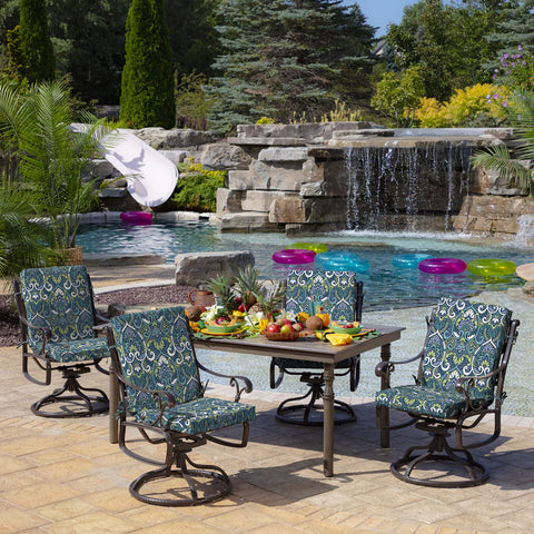Arden Selections fade-resistant fabric enduring sun exposure on cushion