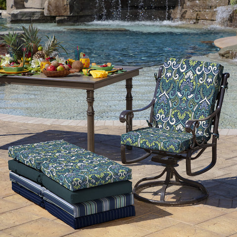 Arden Selections water-repellent finish on outdoor chair cushion surface