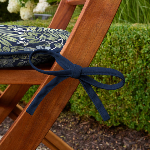 Arden Selections seat pad tie detail securing cushion on chair