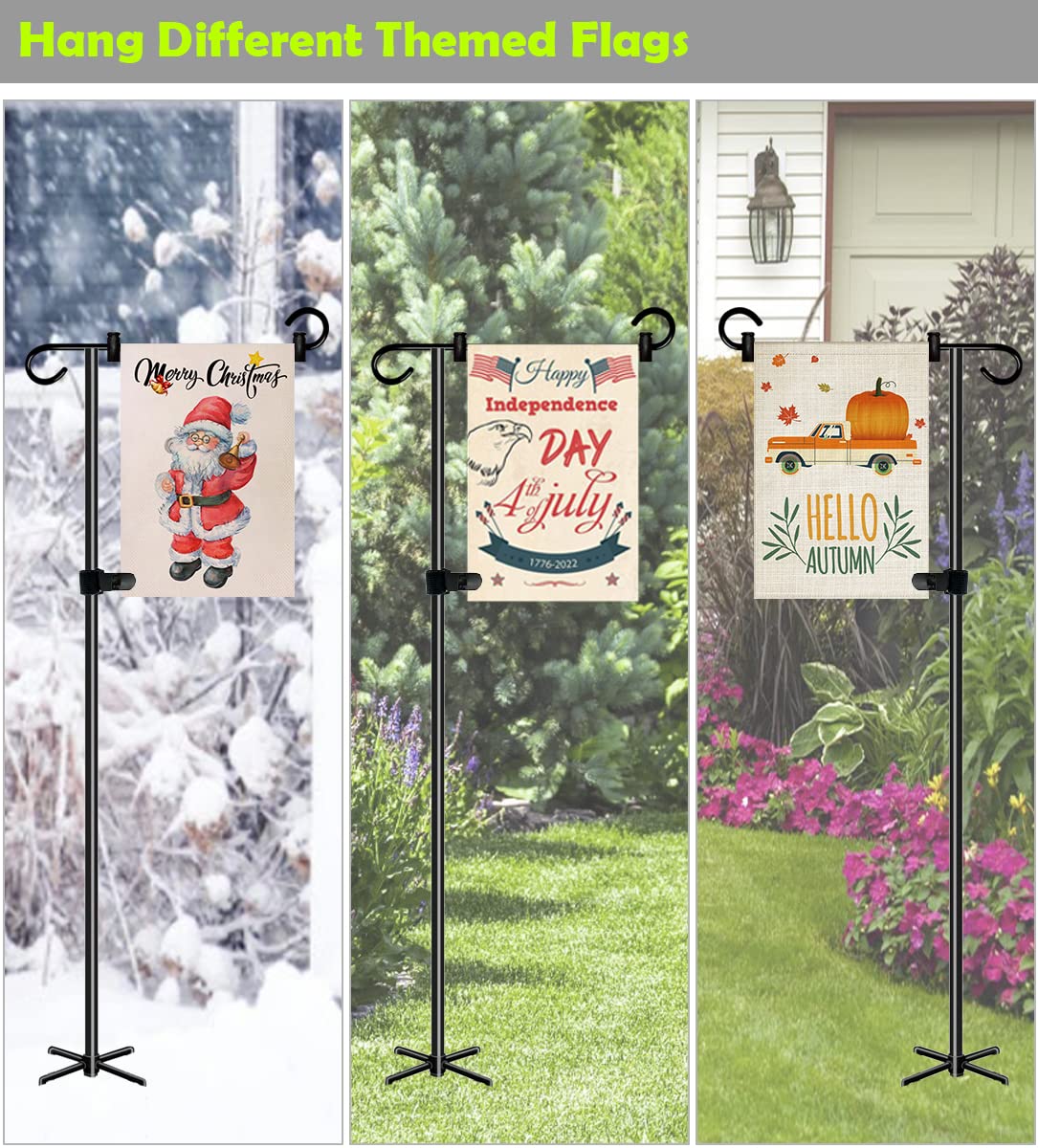 Ardier ready-to-assemble flag stand ships quickly for use.