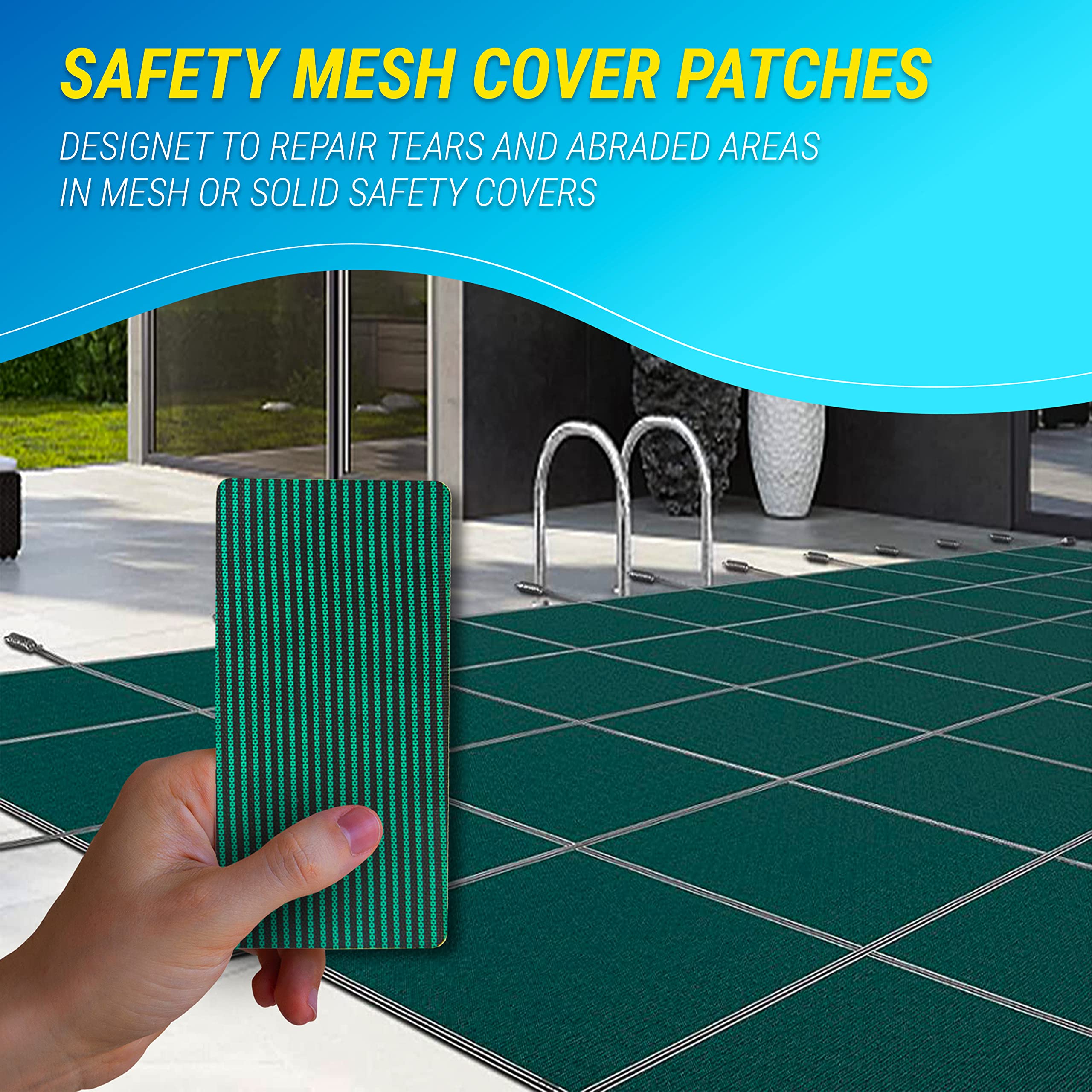 ARDILA VEELA repair patch for vinyl and mesh, trim to fit tears.