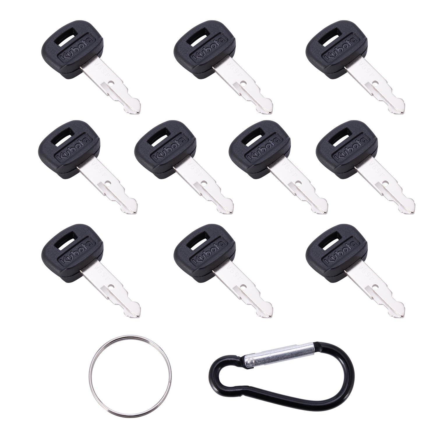 Aree Kubota key set 10-pack with keychain for quick replacements on the job site.