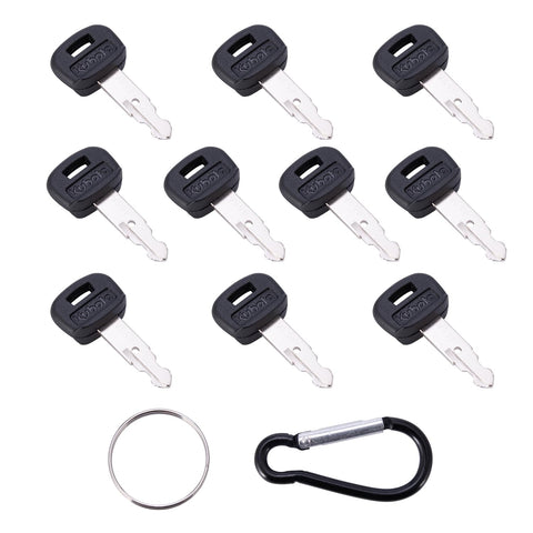 Aree Kubota key set 10-pack with keychain for quick replacements on the job site.