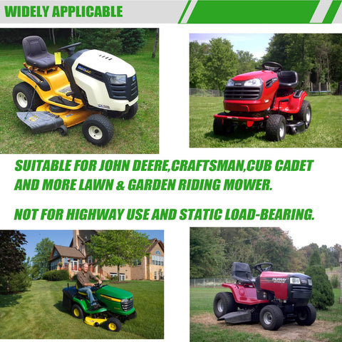 Aremae steel rim provides solid structure for mowing tasks