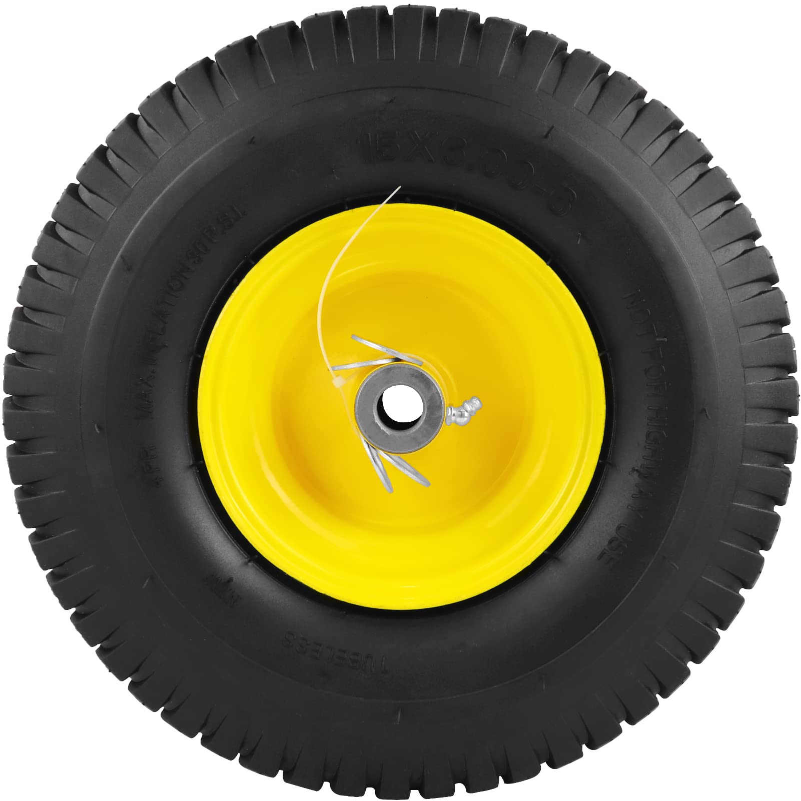 Aremae front tire assembly provides solid support with 570 lb capacity