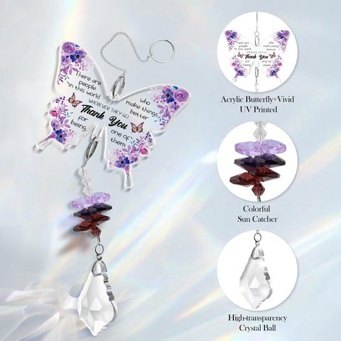 Aremdys home decor suncatcher butterfly adds magic to any window.