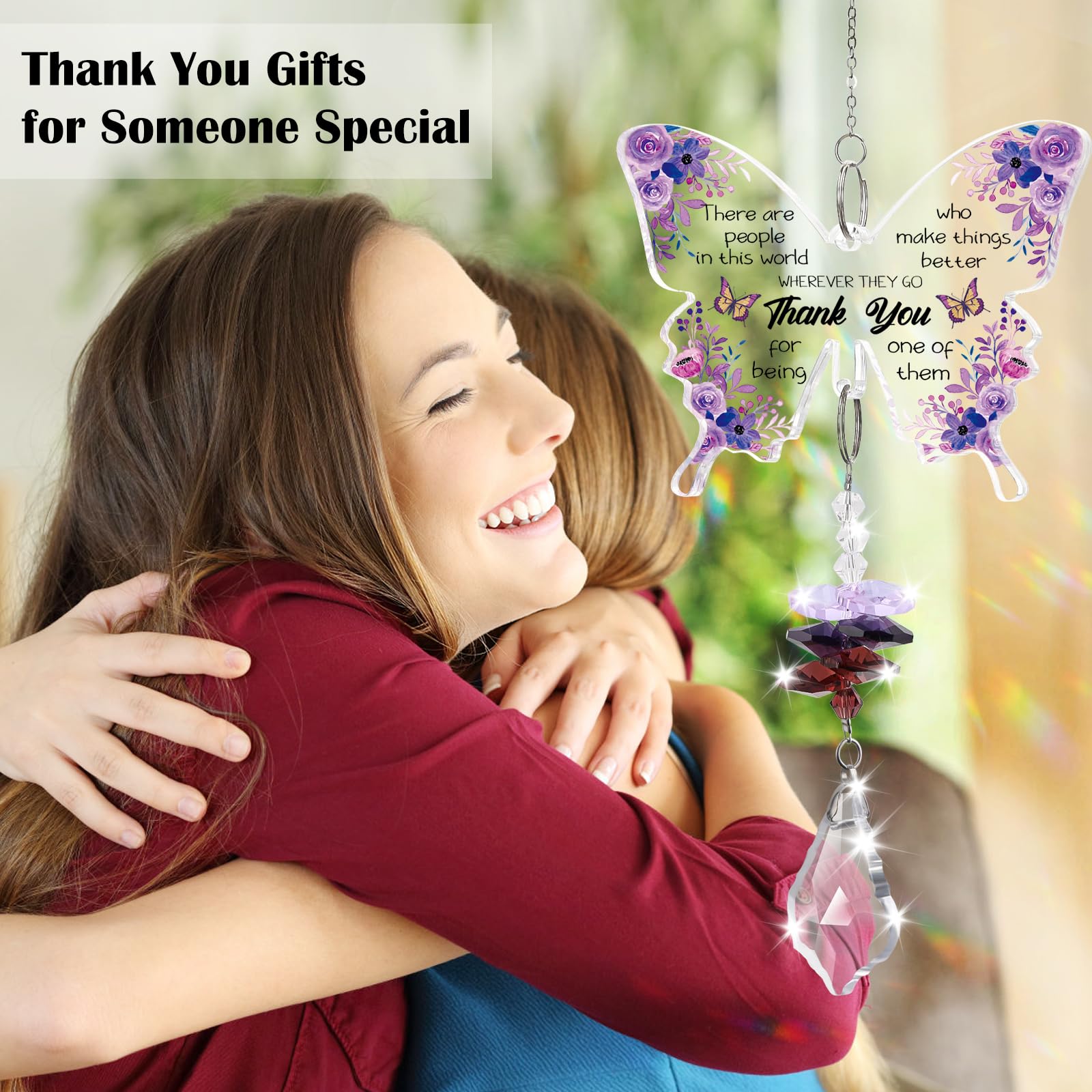 Aremdys thank-you gifts women suncatcher captures light for lasting keepsake.