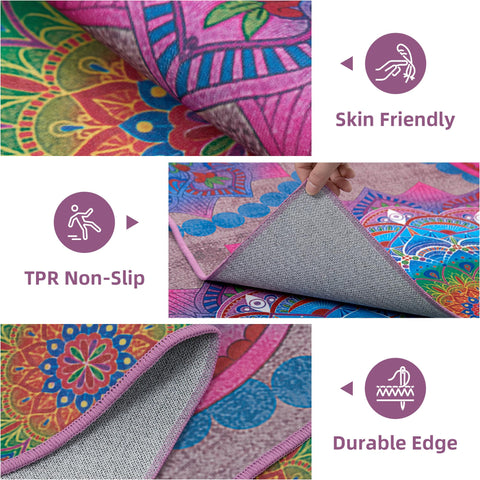Arenarug outdoor rug dries quickly and cleans easily after outdoor use.