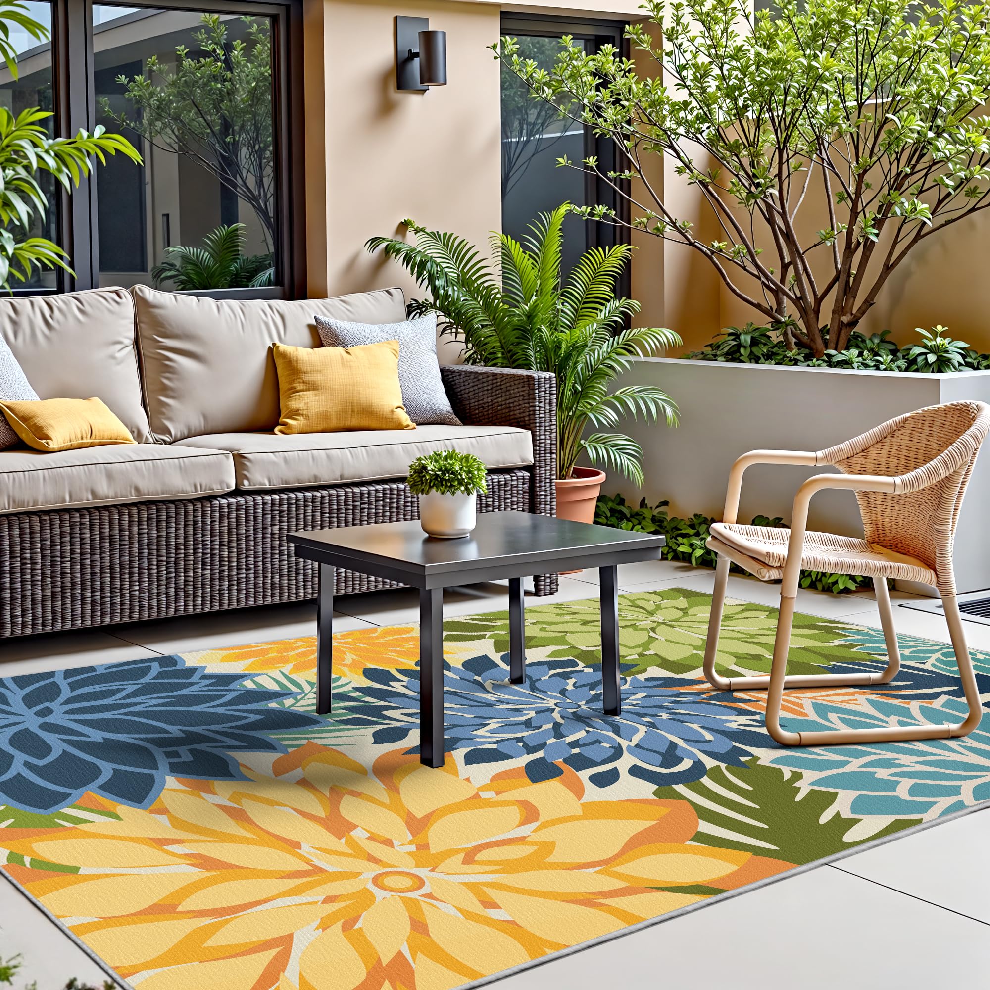 Arenarug non-slip backing helps keep the rug in place.