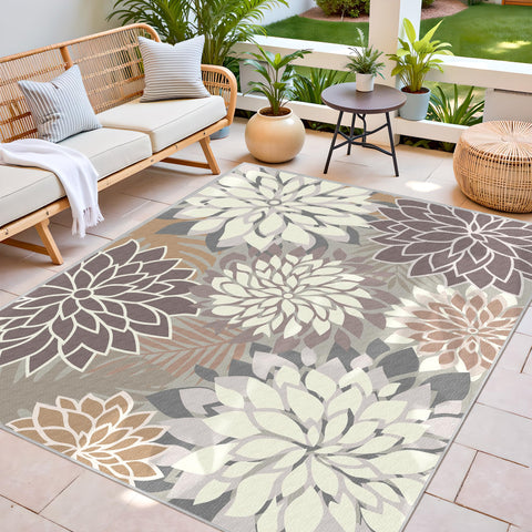 Arenarug washable outdoor rug designed to withstand weather and simplify cleanup