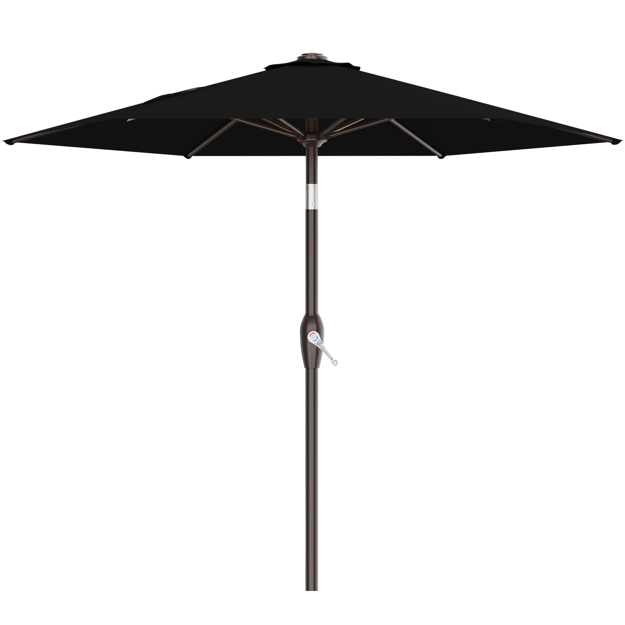 AreShark 7.5ft patio umbrella canopy provides broad shade for outdoor seating
