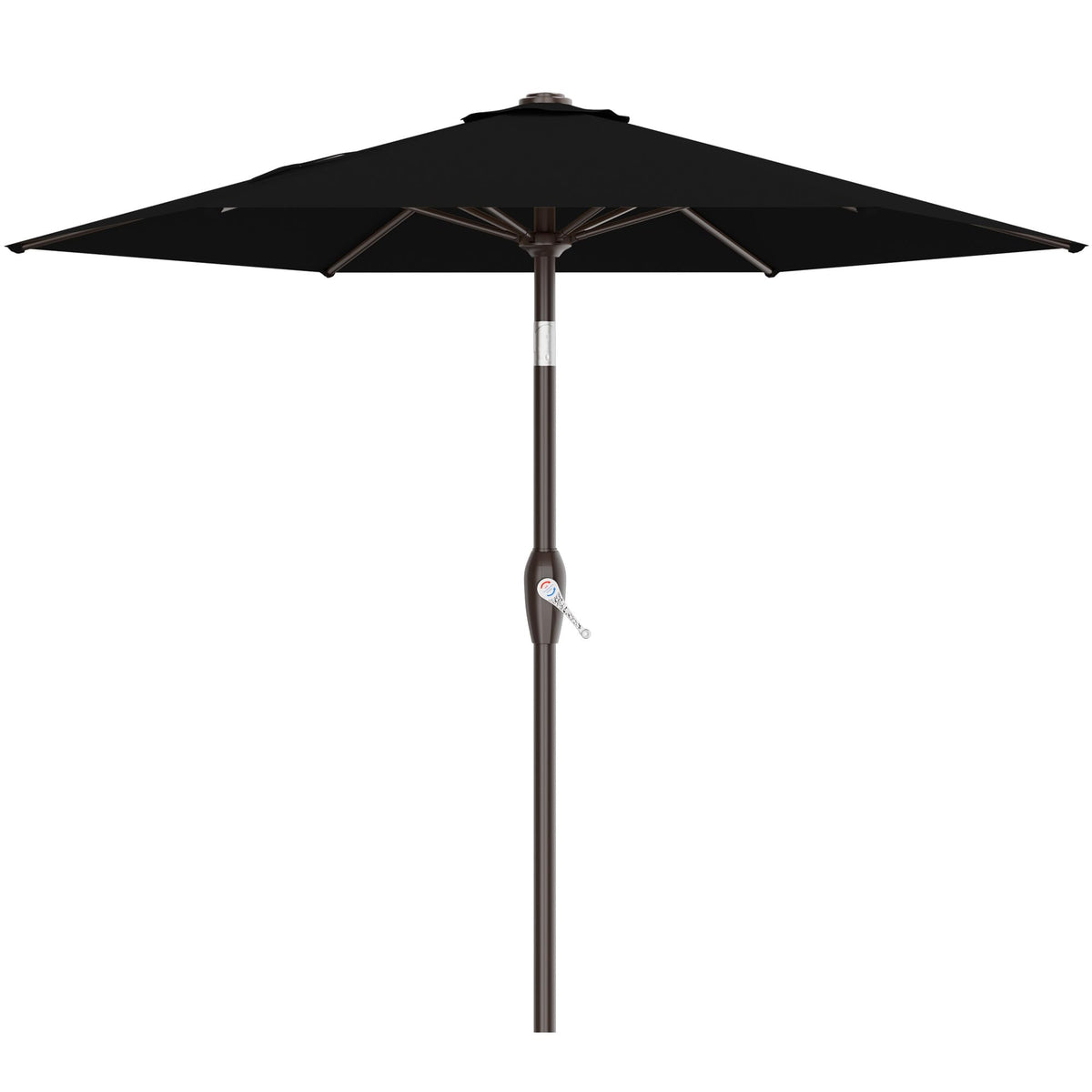 AreShark 7.5ft patio umbrella canopy provides broad shade for outdoor seating
