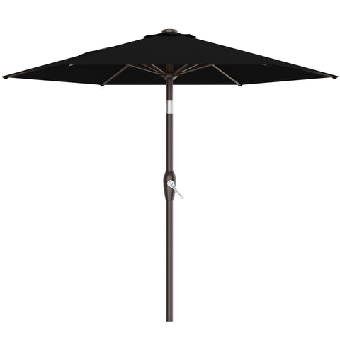AreShark 7.5ft patio umbrella canopy provides broad shade for outdoor seating