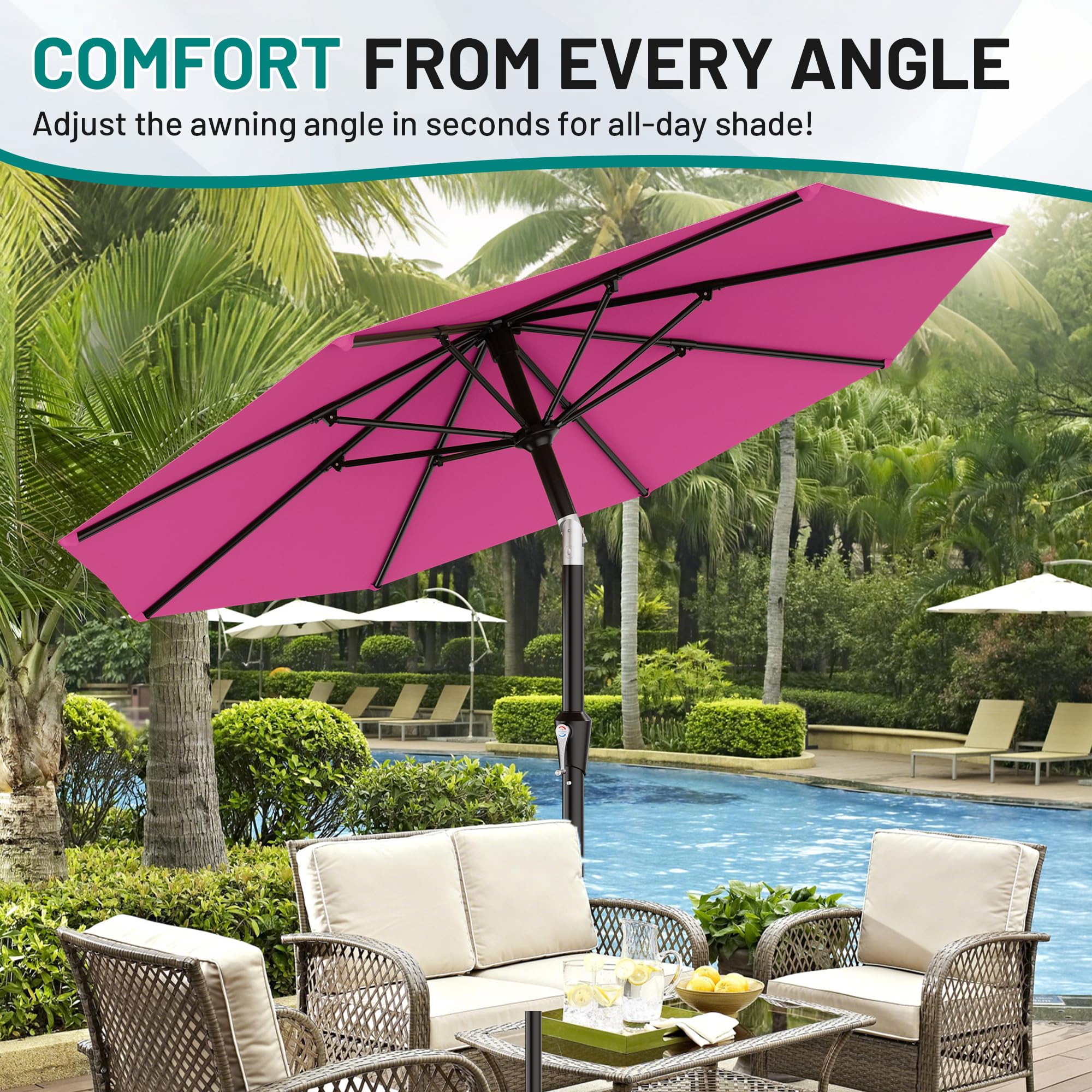 AreShark double-layer vent improves airflow and stability.