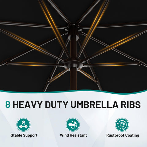 AreShark waterproof polyester fabric keeps seating area dry during light rain.