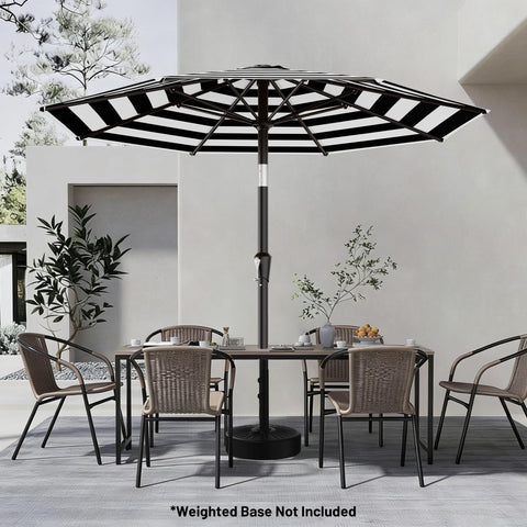 AreShark 9 ft canopy suits market, garden, deck, and patio setups.