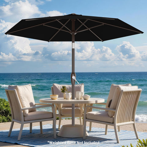 AreShark pool-deck-garden umbrella provides versatile shade for outdoor spaces