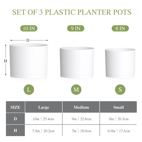 Areutxbis 8-inch pot with drainage ideal for herbs.
